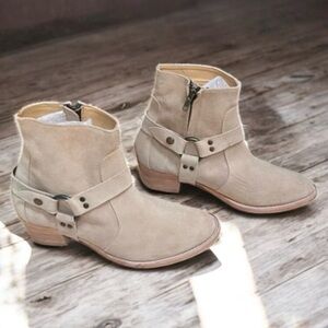 NWT Anthropologie FarylRobin Zink Harness Boot
